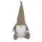 Northlight Plush Sitting Gnome with Corduroy Hat Christmas Figure - 10" - Brown and White